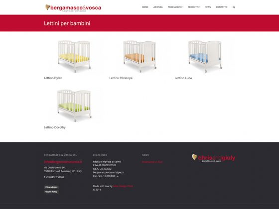 Bergamasco & Vosca Sito Web