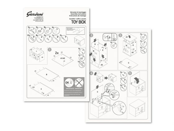 Giordani Istruzioni Bauletto Toybox