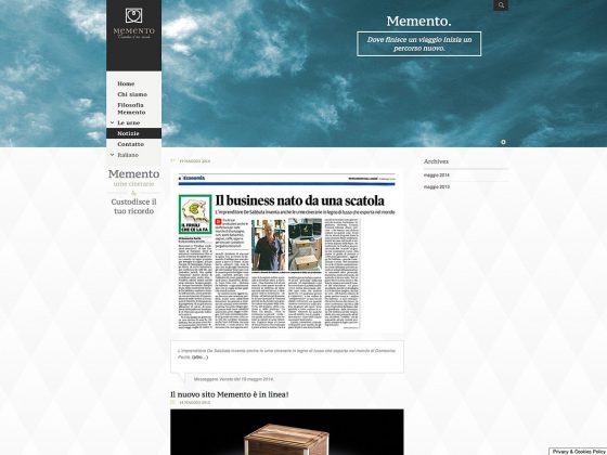 Memento Sito Web