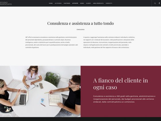 Studio Associato J&T Sito Web