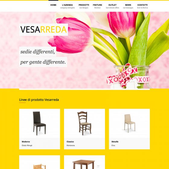 Vesarreda Sito Web