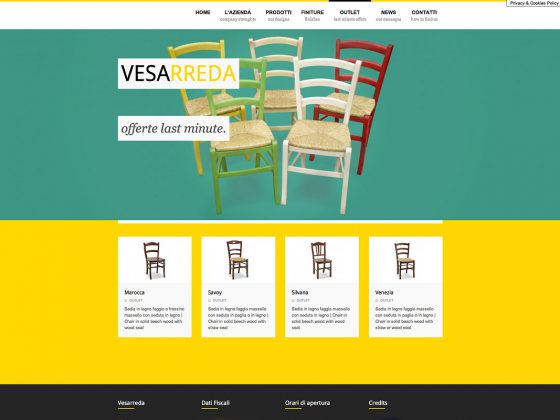 Vesarreda Sito Web