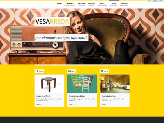 Vesarreda Sito Web