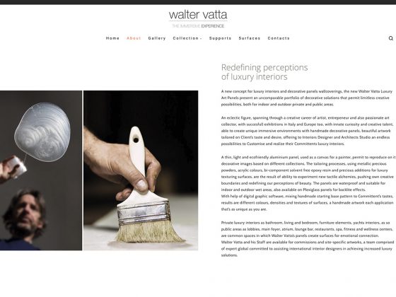 Walter Vatta Sito Web